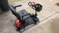Metro Mobility M1 4-Wheeled Scooter Red/Black, Removable Basket, Padded Armrest