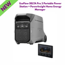 EcoFlow DELTA Pro 3 Portable Power Station + PowerInsight Home Energy Manager
