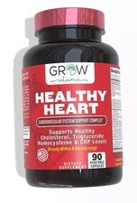 Hearty Heart  Supplement, Promotes Complete Heart Health, All-Natural, 90 caps