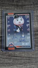 Mr. Met - 2026 Topps Celebration Mascot Autographs SSP Black #/10 - Ships Fast!