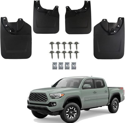 4 Pack Mud Guards for Tacoma 2022-2023 Front and Rear Truck Mud Flaps