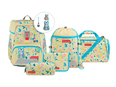 Step by Step Schulranzen-Set SPACE Cat Lilly, 6-teilig