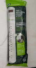 Greenlite Tier 1 Advanced 7 Outlet Surge Protecting Power Strip. 2 ct. - NEW