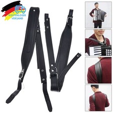 Akkordeon Gurt Schwarz Riemen Gurt Tragegurt Straps Verstellbare Schultergurte
