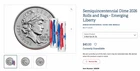 🔥2026 Semiquincentennial Rolls Bags Emerging Liberty Dime 2-Roll SET IN HAND💰