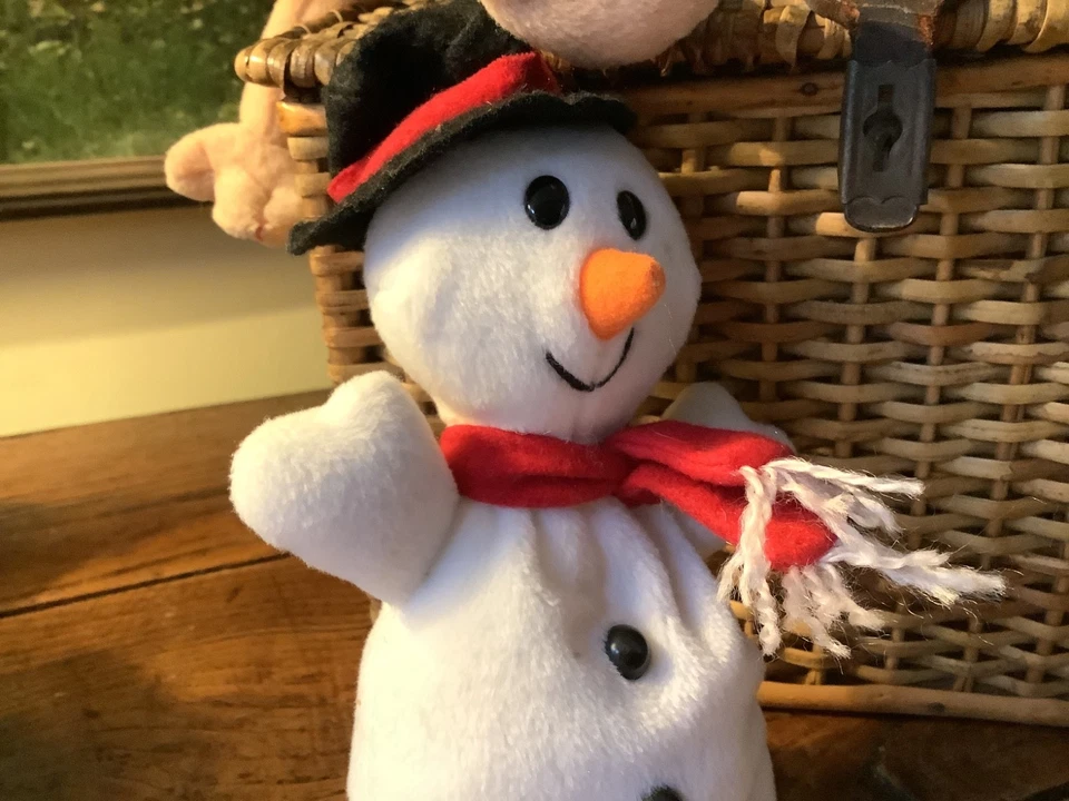 3 x Vintage Retro Ty Beanie Babies Batty, Stretch, Snowball - Image 2 of 4