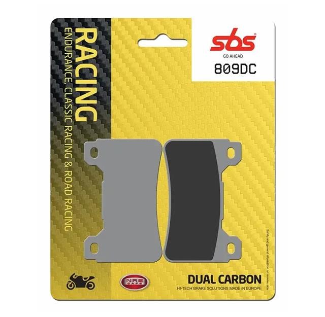 HONDA CBR600RR 2005-2018 SBS Dual Carbon Front Race Brake Pads Pad Set 809DC - Image 6