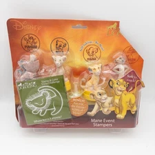 NEW Vintage 2003 Disney The Lion King Mane Event Ink Stampers Stamp Activity Set