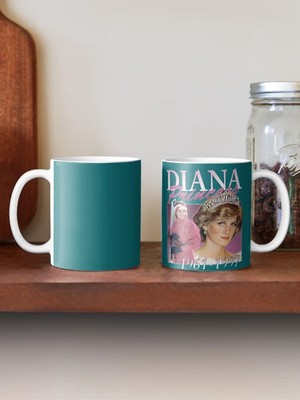 Princess Diana Vintage 90s Tribute Coffee Mug 11oz 15oz Retro Royal Family Fan