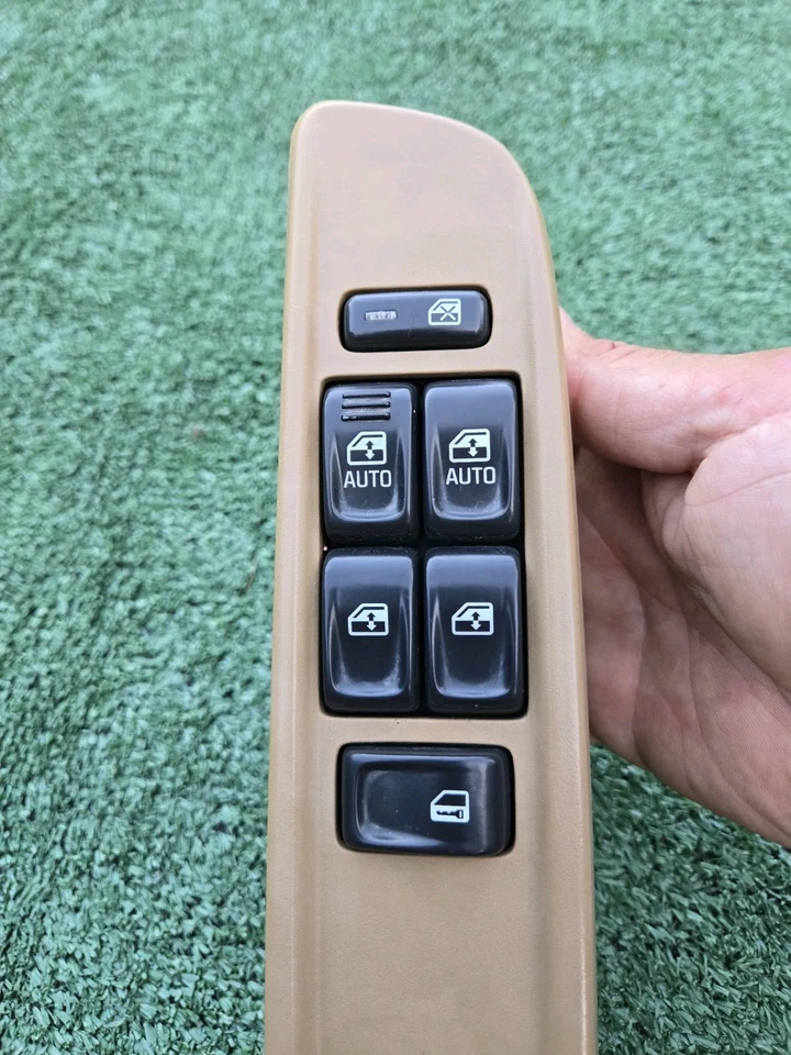 2002 - 2005 Envoy /Bravada / Rainier Master Power Window Switch 原始设备制造商 棕褐色 米色 — 第 2/4 张图片