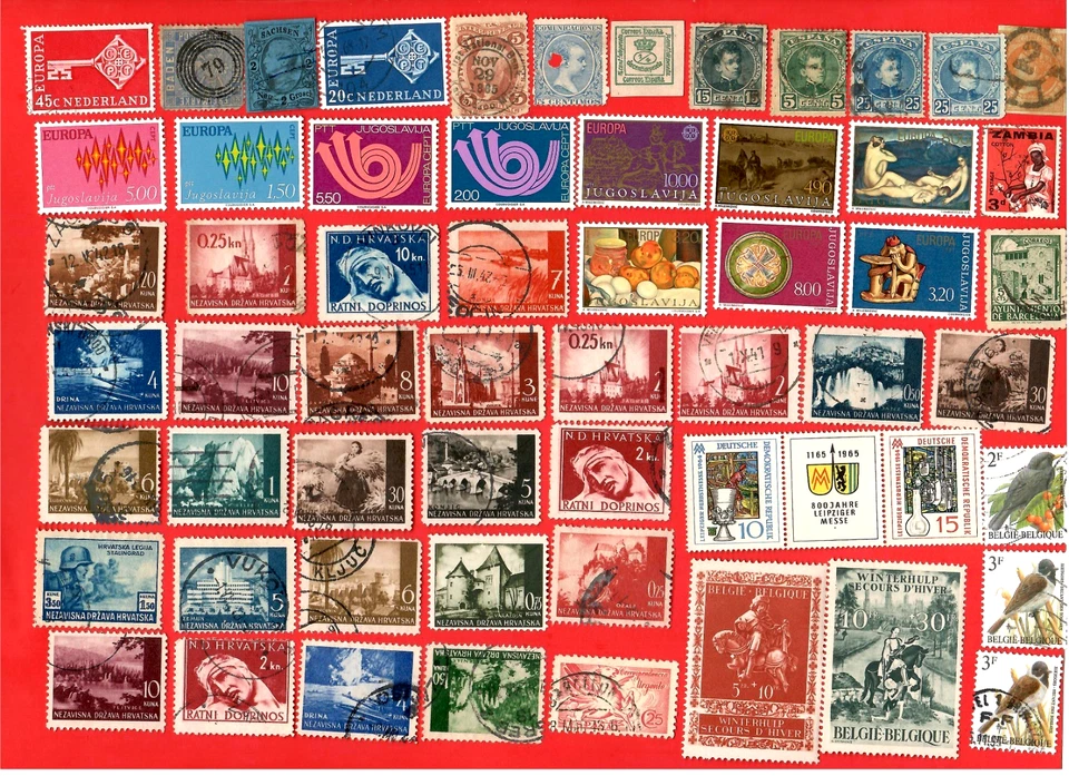 SELLOS MUNDIALES Como Nuevos/Usados SEMIPOSTALES BELGA.(D0NT MISS THE 1865 CANCELAR)😊 Foto 2 de 4