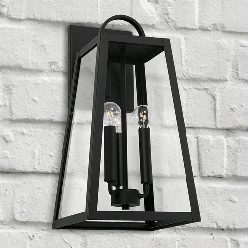 Capital Leighton 19 1/2" High Black Outdoor Wall Light - Picture 1 of 6