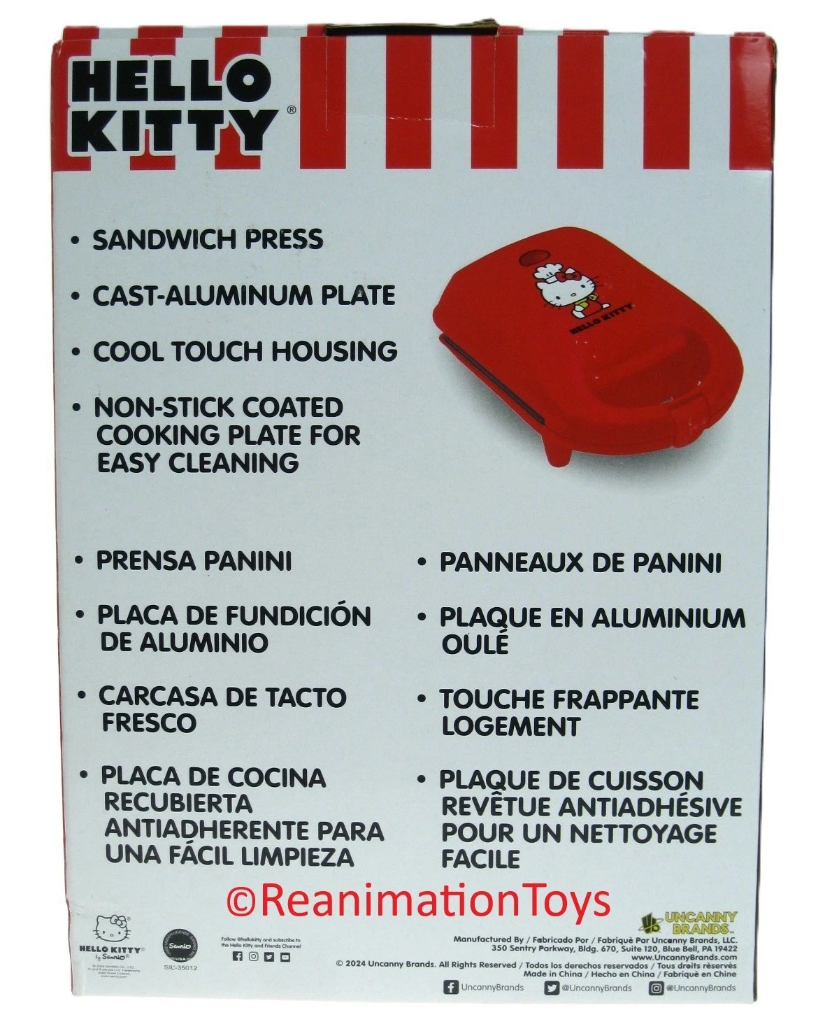 Sanrio Hello Kitty Sandwich Maker