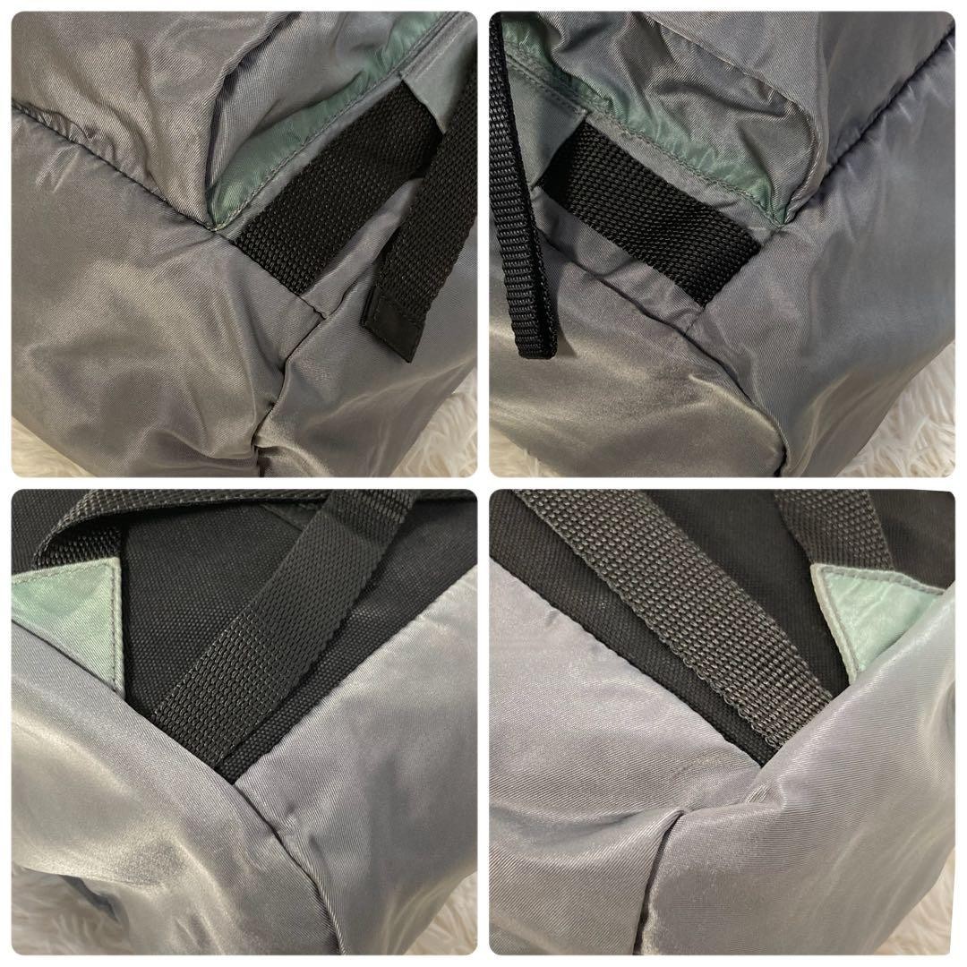 Prada Testo Nylon Drawstring Triangle Logo Backpa… - image 6