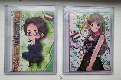 Axis Powers Hetalia Austria and Hungary (Special Card-9) Trading Card Set Used