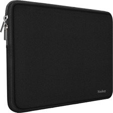 15.6 Inch Neoprene Sleeve Case for Laptops, Protective Pocket for Notebook Devic