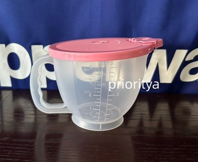 Tupperware Classic Measuring Mix N Store Stor Pitcher 4 Cup / 1L Pink Seal New