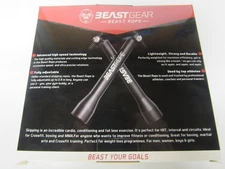 Skipping Beast Rope – Steel Speed Jump Ropes for Adult Fitness – Beast Gear MIB