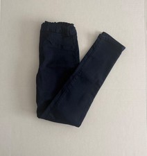 Levi's Girl's Blue Casual Dark Wash Skinny Stretch Pull-on Jeggings Size 10/12