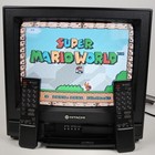 1992 Hitachi CT1394W 13 CRT TV Wood Grain Retro Gaming w 2 Remotes