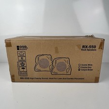OSD Outdoor Rock Speakers RX-550 Brand New Canyon Brown