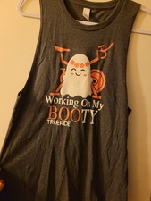Spin Class Booty Women's Tank Top Medium Gray