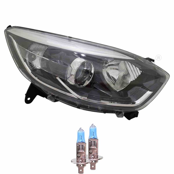 Scheinwerfer Links Chrom H1/H1 FüR Renault Captur J5_ Inkl. Osram Lampen-image