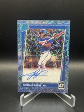 2021 Panini Donruss Optic - Rated Rookie Signatures Cristian Pache #RRS-CP Teal