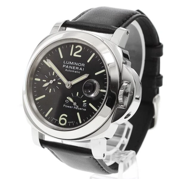 Panerai — Officine Panerai Luminor PAM00090 44mm SS Black Dial Automatic Watch #C12881