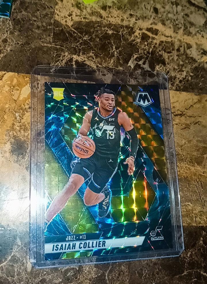 2024-25 Panini Mosaic Isaiah Collier Genesis Prizm Rc #222 Grade It Ssp Case Hit