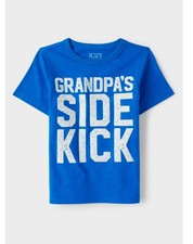 Boys Graphic Tee - blue 4-T