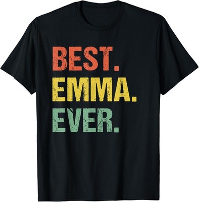 Best Emma Ever Retro Funny Name Humor Nickname T-Shirt