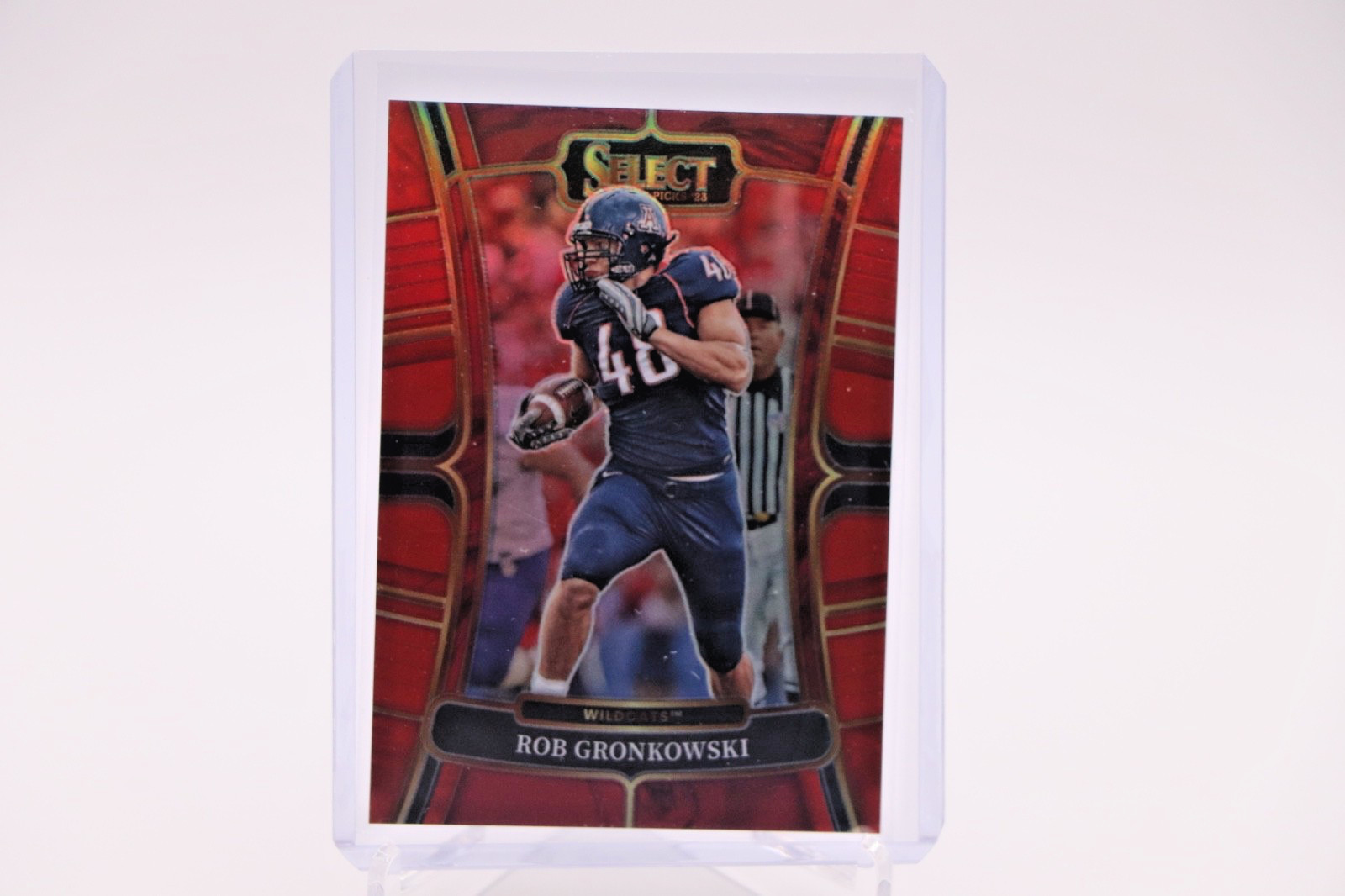 2023 Panini Select Draft Picks - Concourse Rob Gronkowski #77 Red Prizm /149
