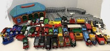 Huge Lot Thomas Tank Engine Friends, Round House, Track -Most Diecast See Pics