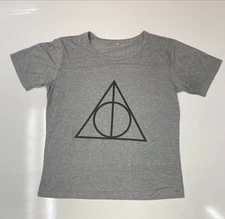 Harry Potter Grey Short Sleeve Graphic T shirt size XL