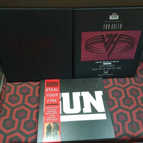 Vinyl 12" Singles Box Sets Job Lot x 3 Jane's Addiction Van Halen Gun Complete