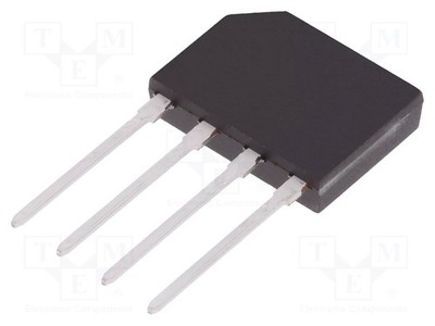 If: 3A Brückengleichrichter: einphasig Urmax: 600V Ifsm: 65A