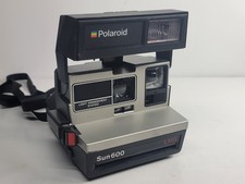 Vintage Polaroid Land Instant Camera Sun 600 LMS - W/ Loaded Film