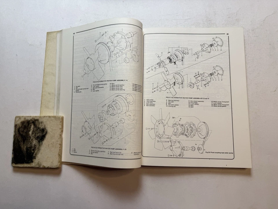 Camioneta pick-up Datsun 510 521 1968-1973 manual de reparación de taller guía del motor Foto 4 de 4