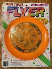 Sealed NOS Vintage 1991 Imperial High Tech Stingray Flyer Frisbee Toy - Orange