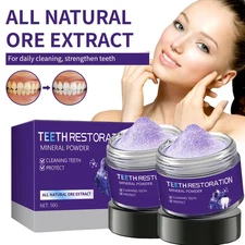 Dental Restoration Mineral Powder, Mineral Tooth Powder, Teeth Whitening HOT US~