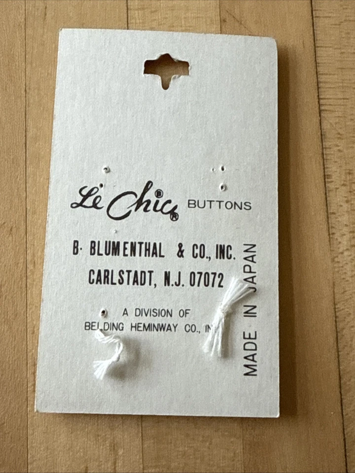 Vintage Le Chic Yellow Half  Plastic Button Shank 5/8" 16mm #1412 Made In Japan - Image 3 of 3