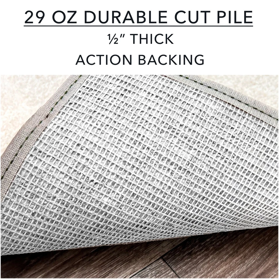 Tapete de área Koeckritz clássico moderno off-white | Tapete interno personalizado para qualquer sala - Imagem 3 de 4