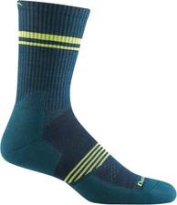 Darn Tough 1103 Dark Teal Men's Element Crew Lightweight Athletic Sock M L XL