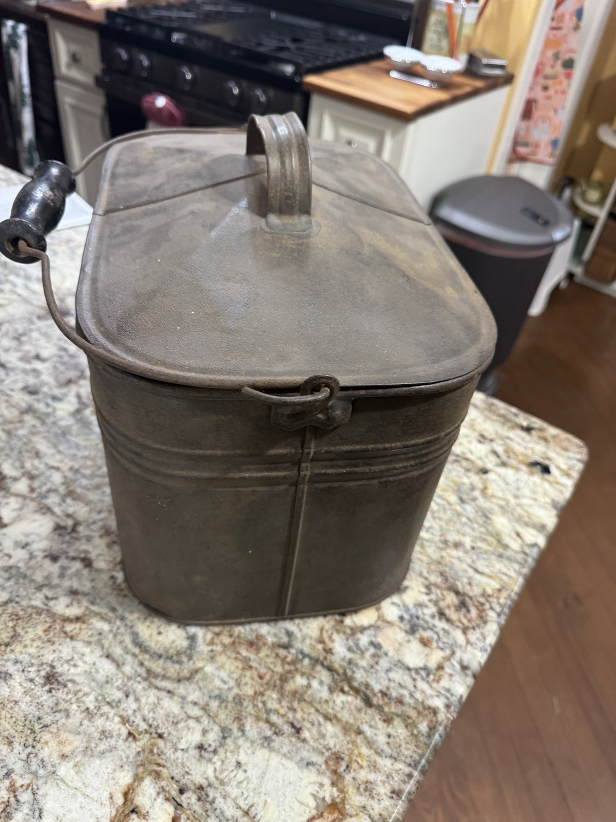 Vtg Miners Supply Metal Box / Lunchbox Ashland Pa. Owner James Boyle