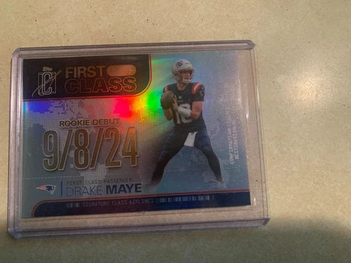 2025 Topps Signature Drake Maye Base (RAW)