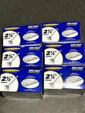 6 Boxes Duo-Fast 2-1/2" Washer Drive Pins Galvanized For ACQ Fits Hilti Ramset