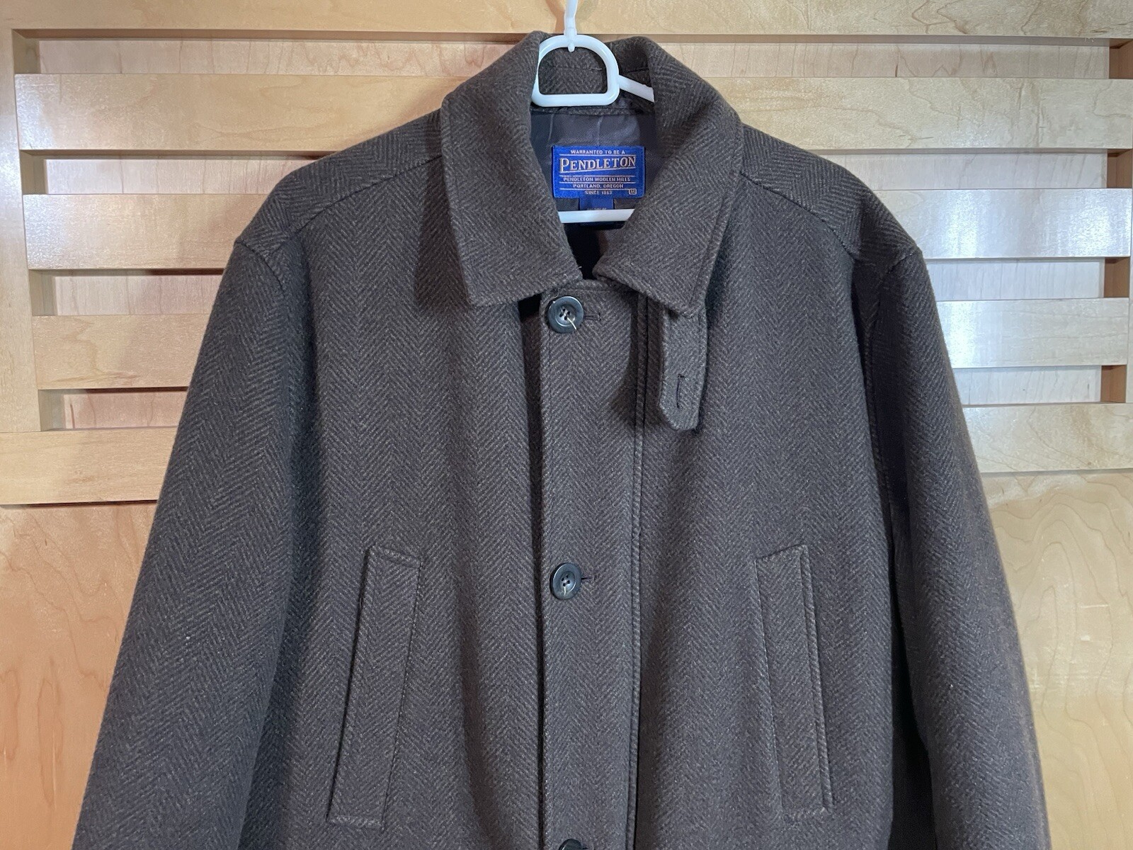 Pendleton Four Front Pockets Coat Jacket Size M 1… - image 2
