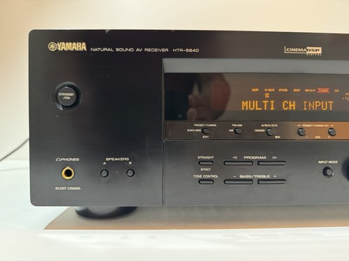 YAMAHA HTR 5840 6.1 Channel 350 Watt 60Hz Sound AV Receiver - TESTED - Picture 2 of 14