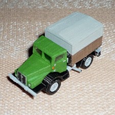 Lkw Werdau Z6 (H6 Zugmaschine) für Spur TT grau/schwarz / farngrün / holzbrau...
